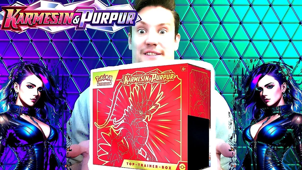 BOX AUS DER ZUKUNFT🌌🔥💥 Pokémon Karmesin Elite Trainer Box - Opening Deutsch