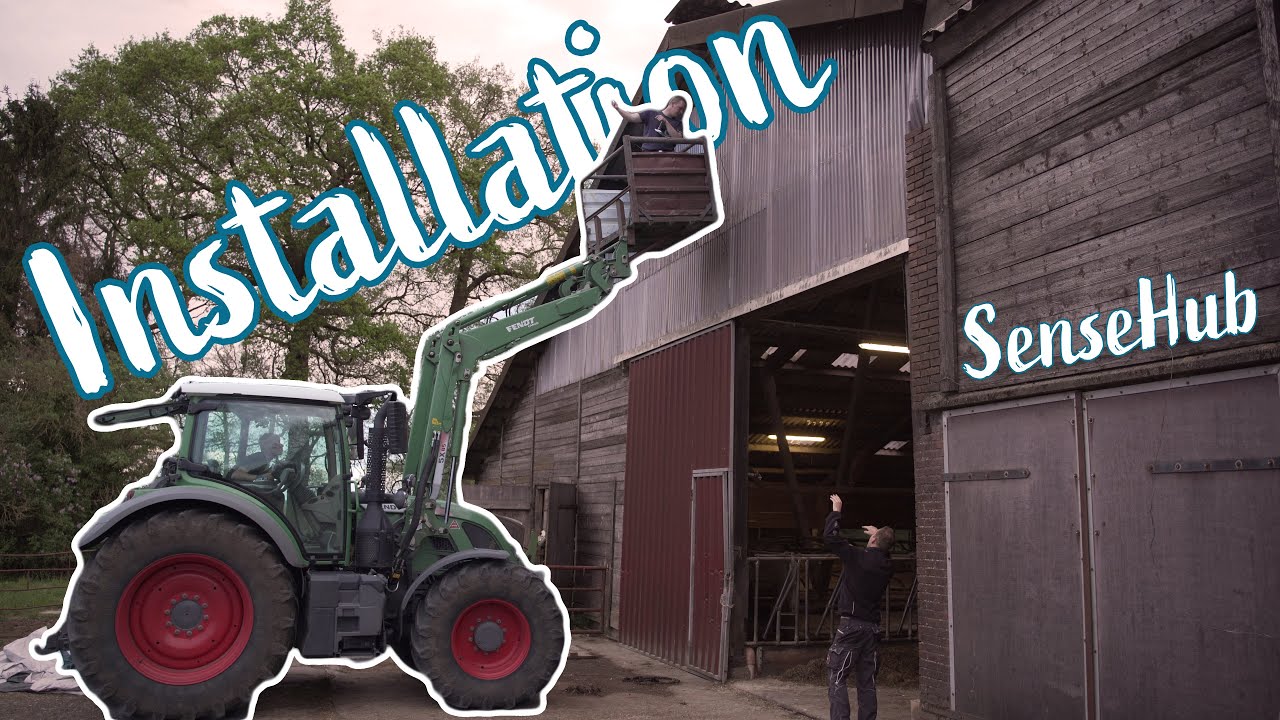 Wie wird eine SenseHub Anlage installiert? | KRONSDOBBEN | FARMVLOG #1