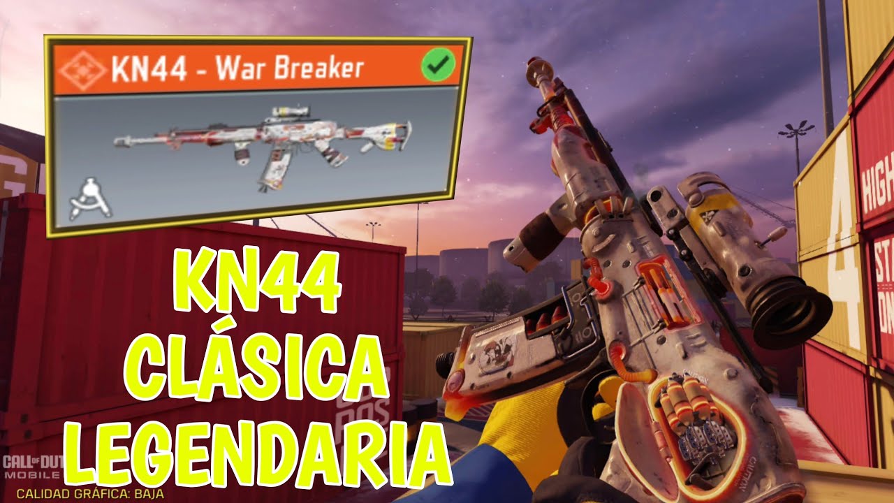 La KN44 Clásica Legendaria Gratis War Breaker - COD Mobile