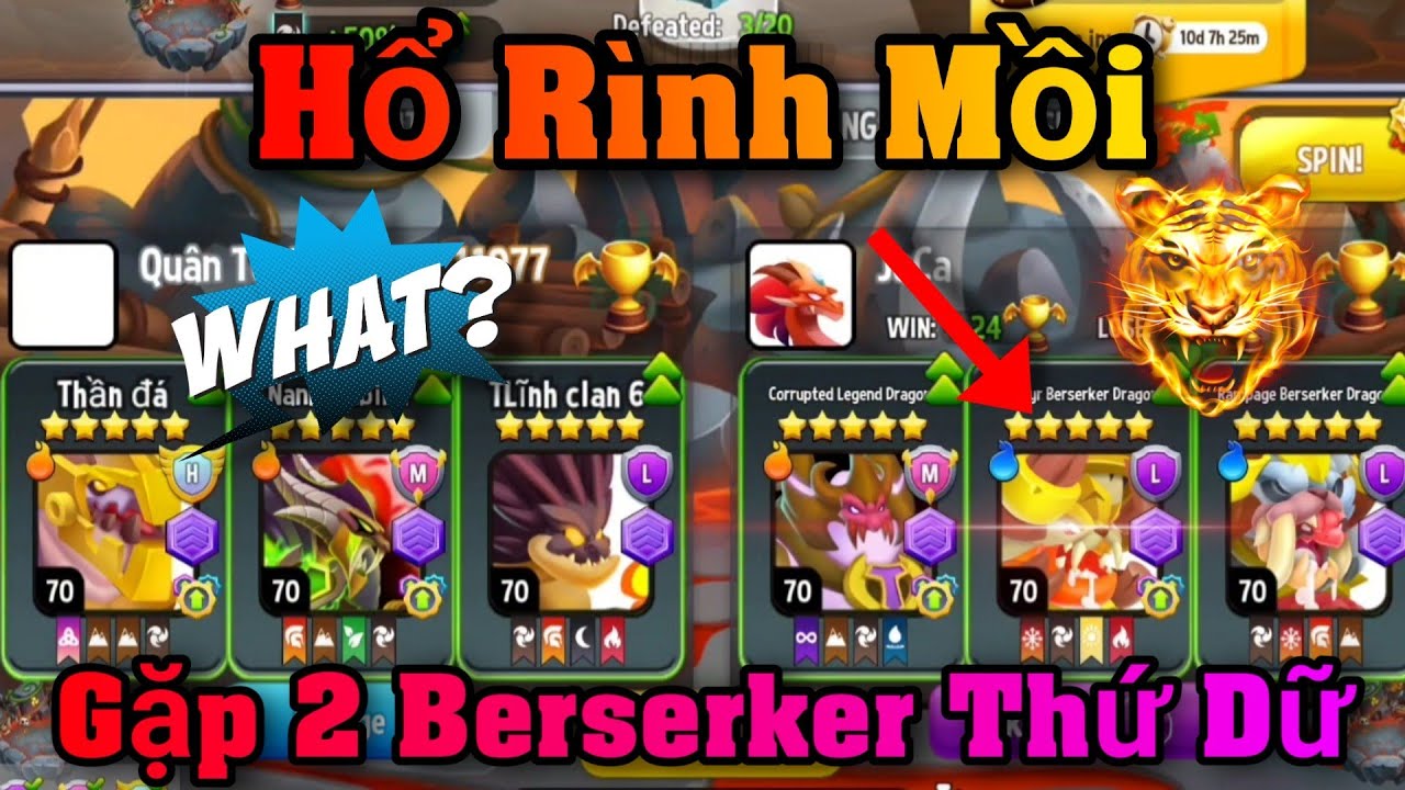 Dragon City Tập 1123 : Quyết Chiến Master 2 Gặp Ngay 2 Berserker Thứ Dữ Như Hổ Rình Mồi