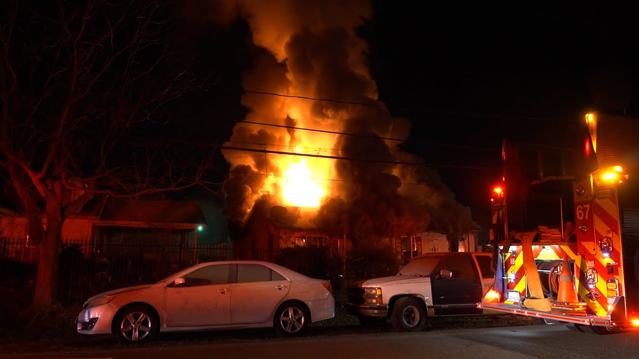 Fire damages home in Acres Home area of Houston