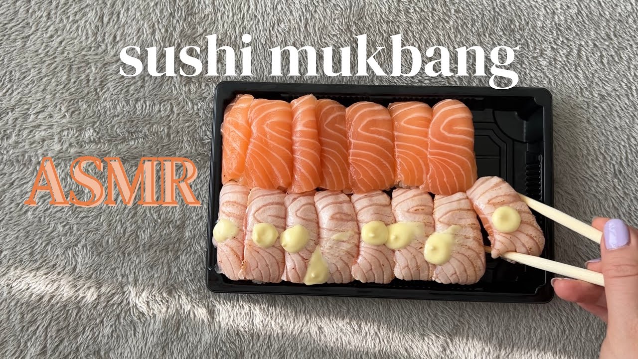ASMR SUOMI - sushi mukbang 🍣