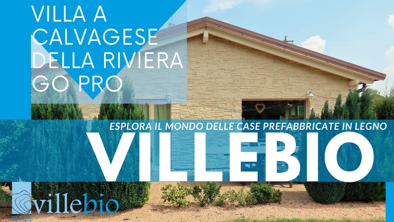 Villebio - montaggio della casa prefabbricata in legno fatto in due giorni. GOPRO
