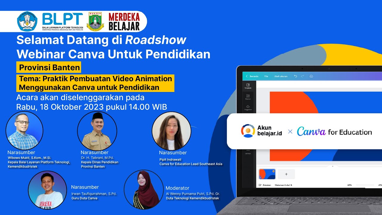 Webinar Canva untuk Pendidikan | Banten