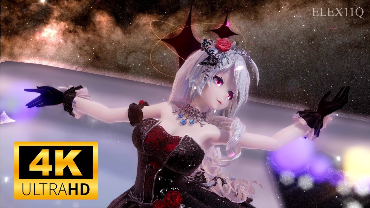 【MMD】4K 蜜月アン・ドゥ・トロワ Un Deux Trois 【Honeymoon】Haku - 弱音ハク - 60fps ✨️