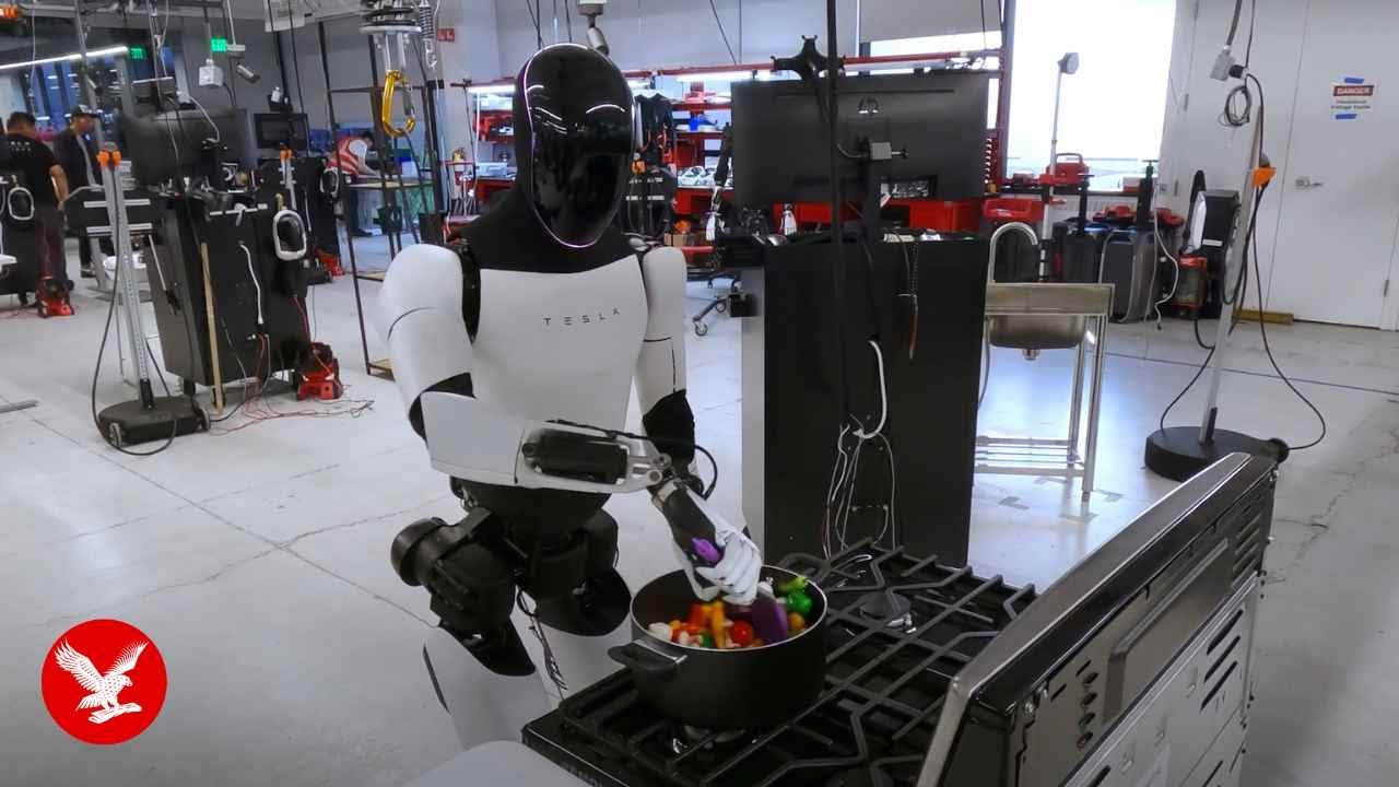 Elon Musk showcases &lsquo;biggest product ever&rsquo; Tesla Optimus robot