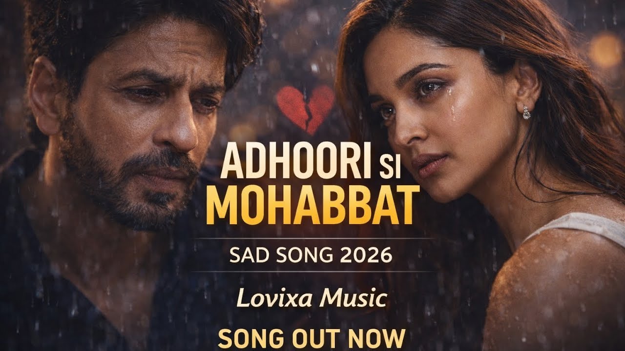 Adhoori Si Mohabbat 💔 | Sad Romantic Song 2026  | SRK x Deepika | Lovixa Music