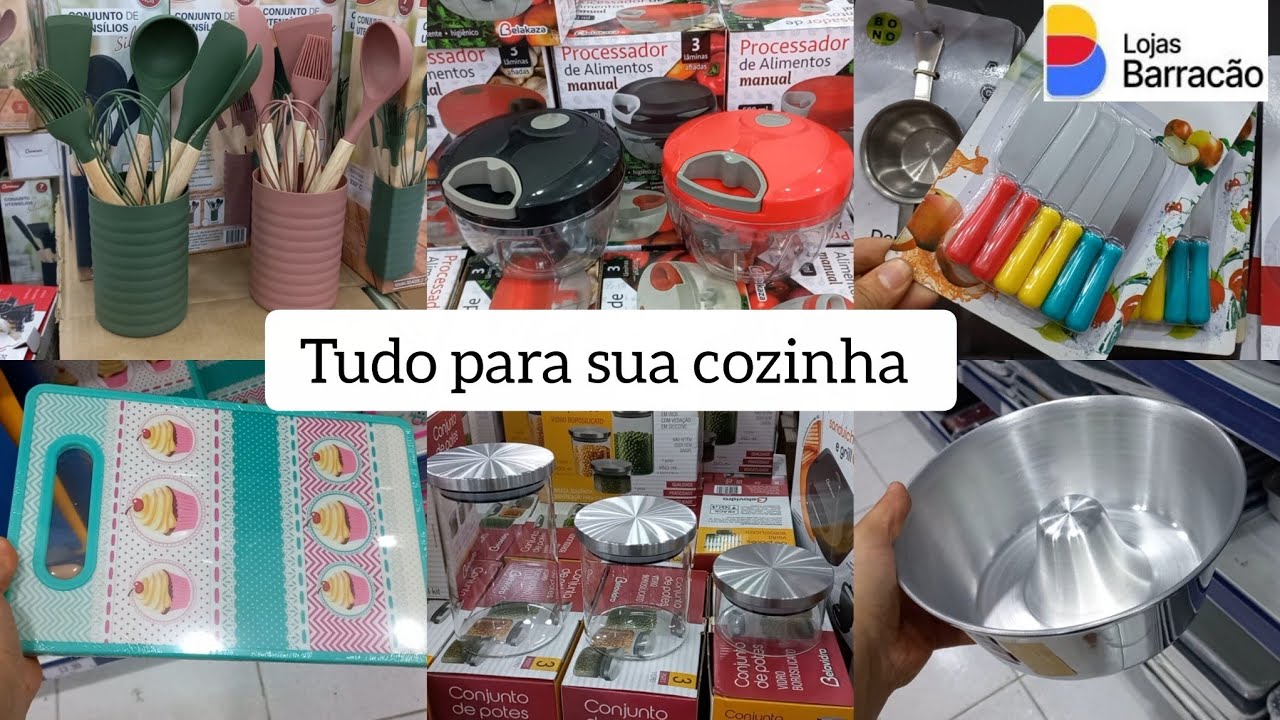 Itens para cozinha na loja Barracão!
