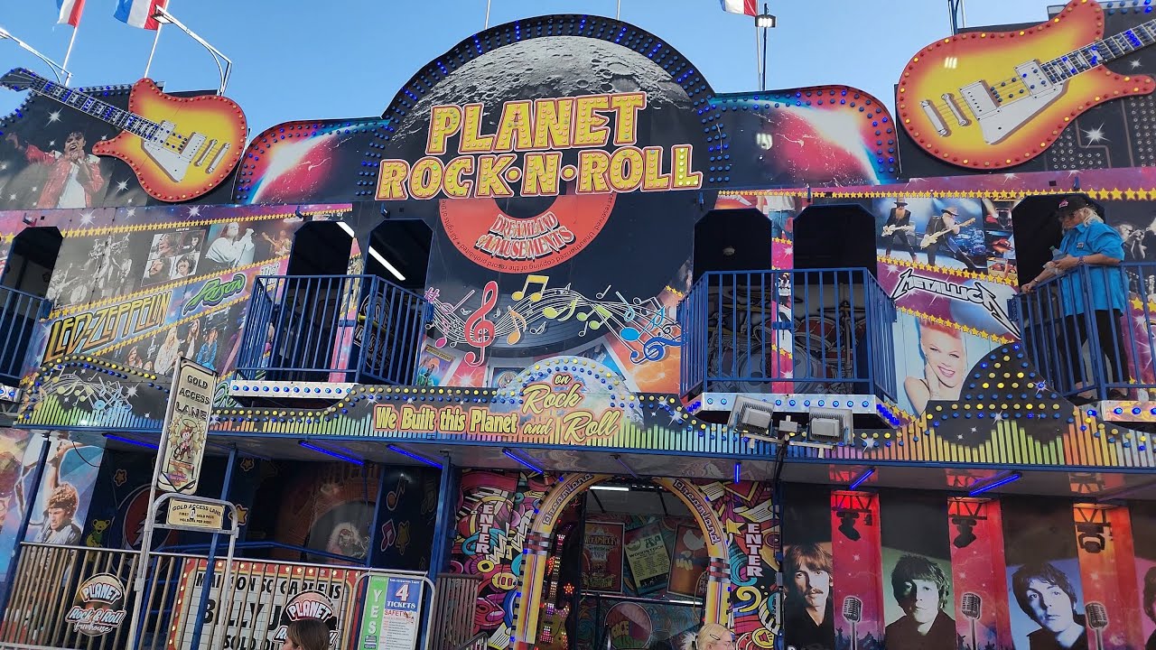 Planet Rock N Roll Fun House POV 4K Florida State Fair 2023