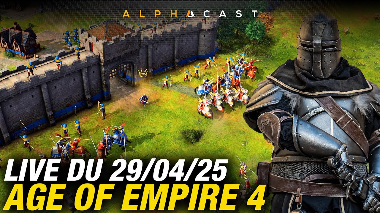 VOD ► LA GLOIRE DES TEMPLIERS ! AOE4 EN FFA ! - Live du 29/04/2025