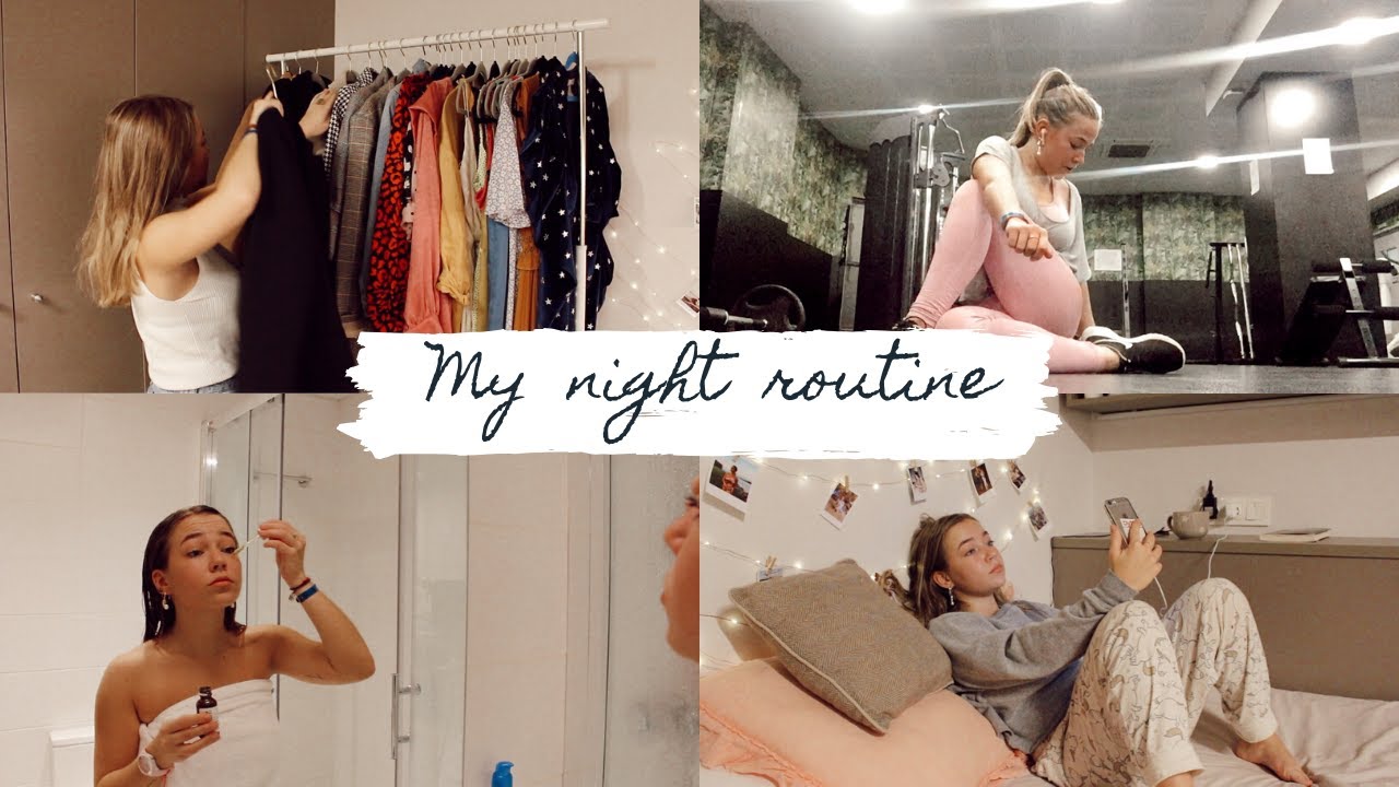 MI RUTINA DE NOCHE + GYM! (My Night Routine)| Carlota Grande♡