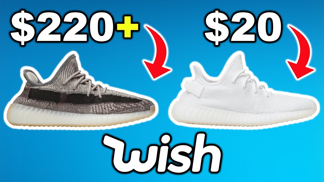 REAL VS FAKE! I BOUGHT YEEZYS FROM WISH...