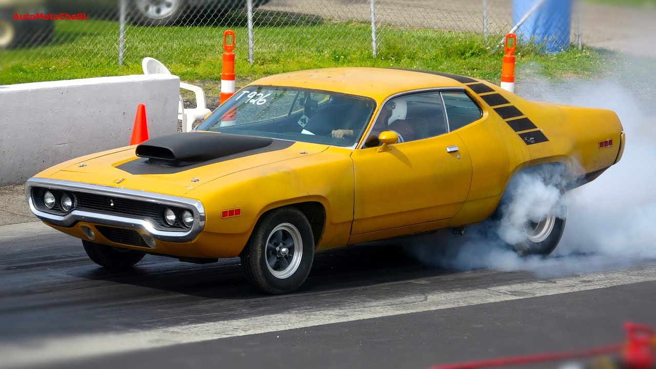 Drag Racing Muscle Cars at Ohio Edgewater Sports Park