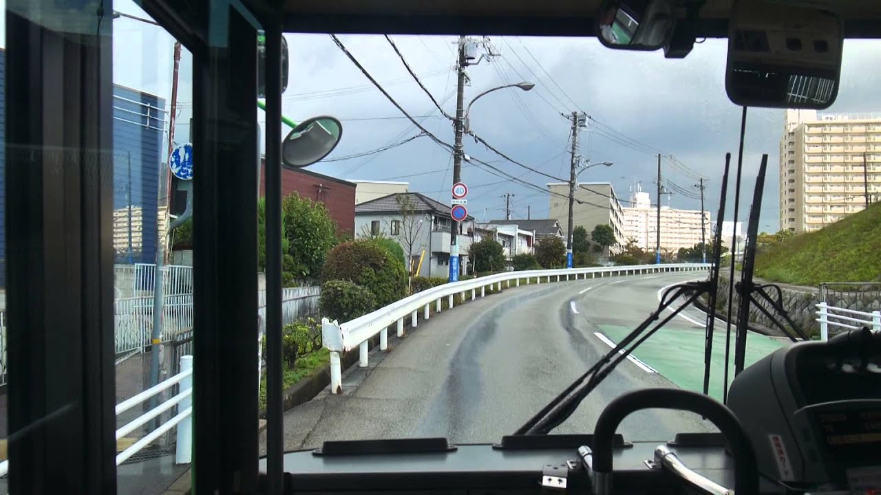 【前面展望】妙法寺駅～友が丘～名谷駅前【神戸市交通局バス・73系統_日本縦断中！】