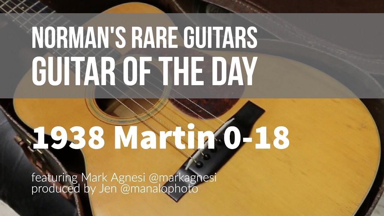 1938 Martin 0-18 | Guitar of the Day