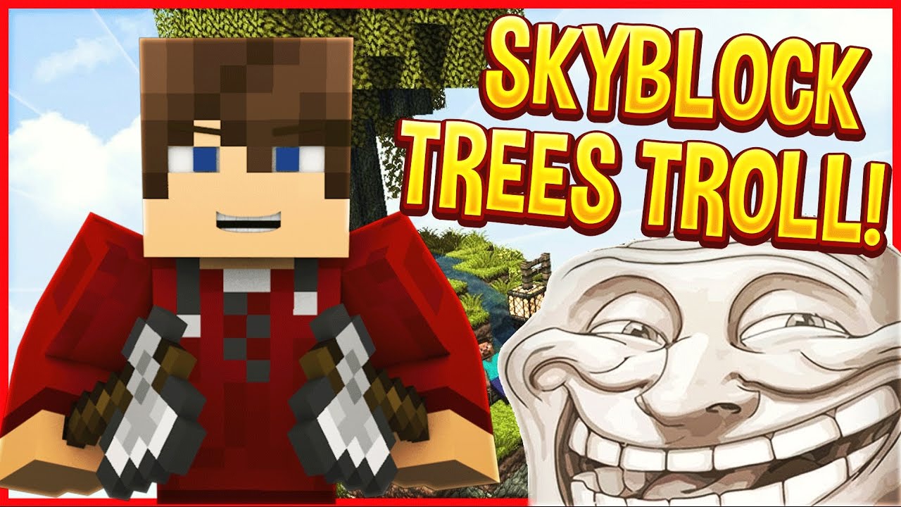 EPIC SKYBLOCK TROLL! (Minecraft Trolling)
