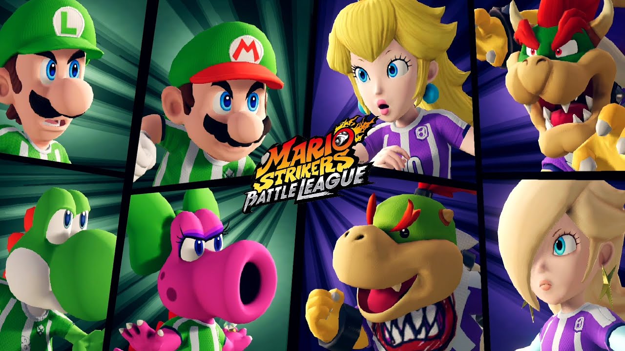 Mario Takes On Peach In Mario Strikers Battle League At Highest Difficulty | HD Gameplay