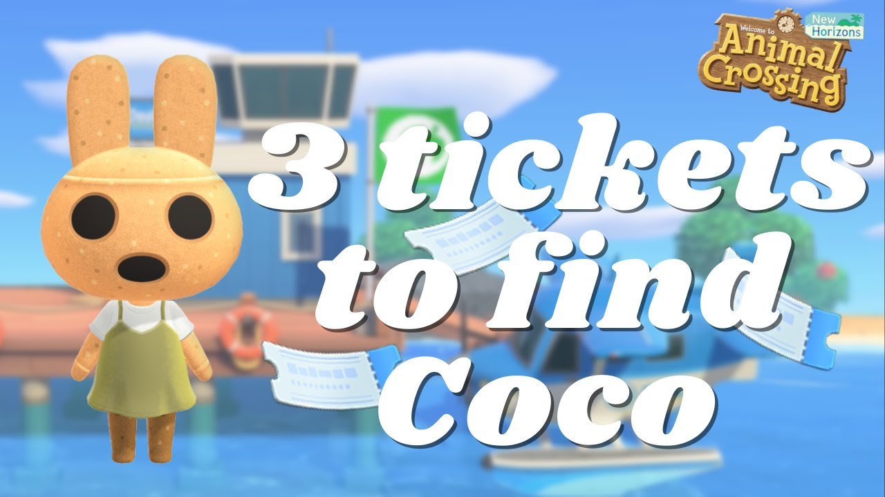 Hunting For Coco With THREE TICKETS | Animal Crossing New Horizons