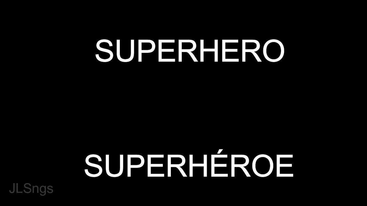 Unknown Brain - Superhero (feat. Chris Linton) (English and Spanish lyrics)