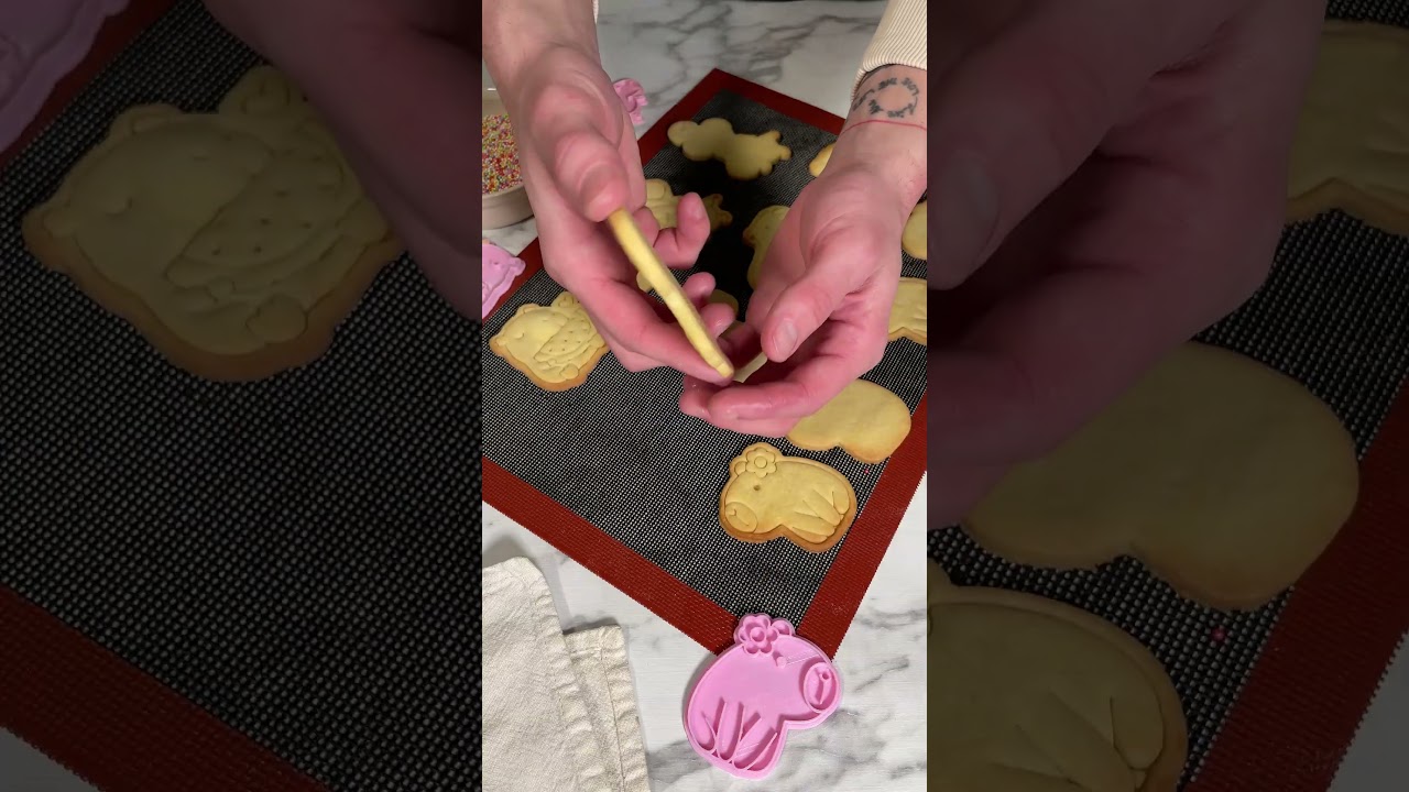 🦫🍪 Galletitas de Capibara para el D&iacute;a del Ni&ntilde;o #shorts #capibara #cookies #alfajores #tips