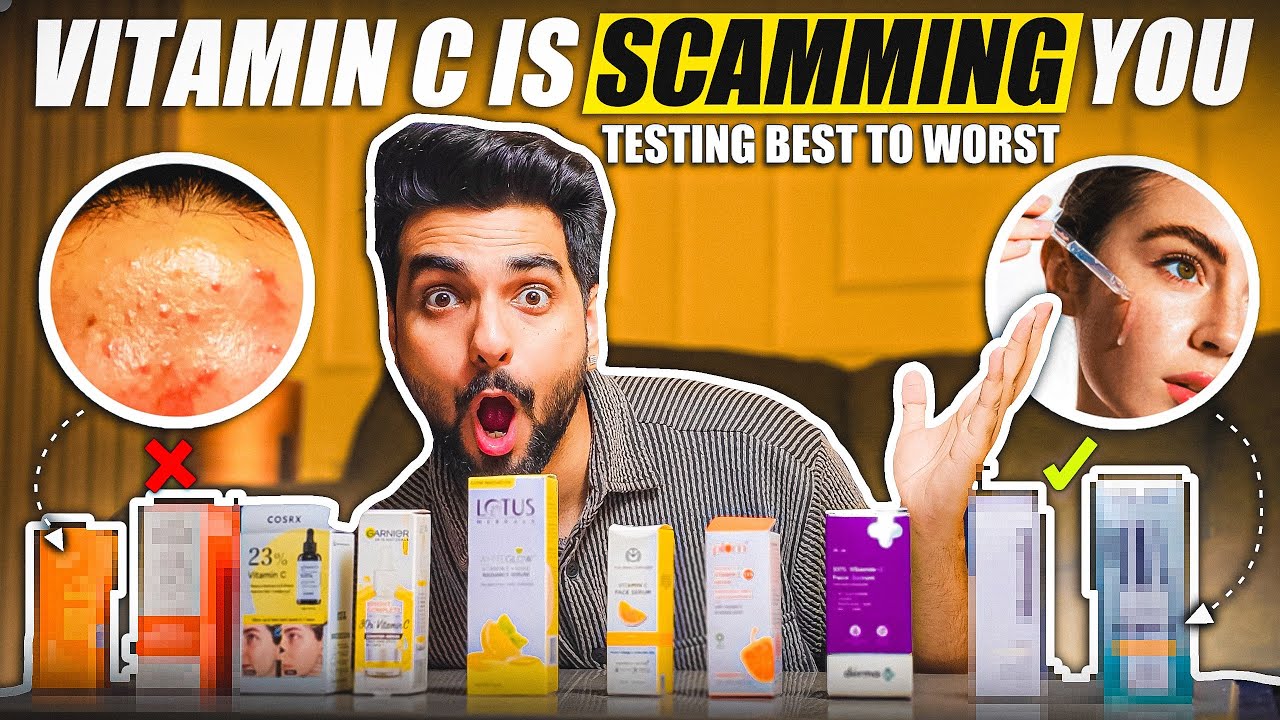 Which is the Best Vitamin C serum for Glowing skin? Rating worst to best | Lakshay thakur