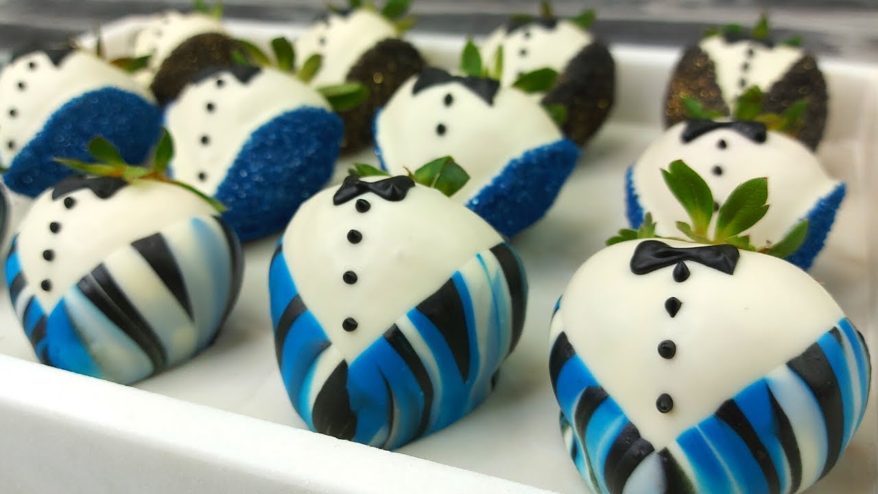 Dudes in Suits | Chocolate Strawberries