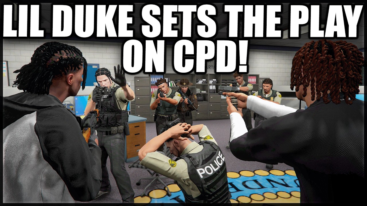Lil Duke Sets The Play On CPD! | GTA RP | GrizzleyWorld Chiraq