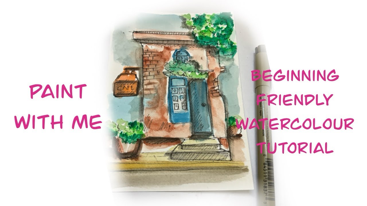 Paint with me | watercolour painting | beginner friendly tutorial 