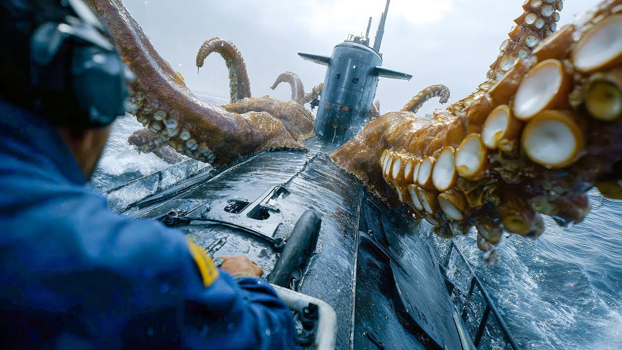 Cientistas acidentalmente despertam um Kraken gigante ao lançar bombas no Ártico!