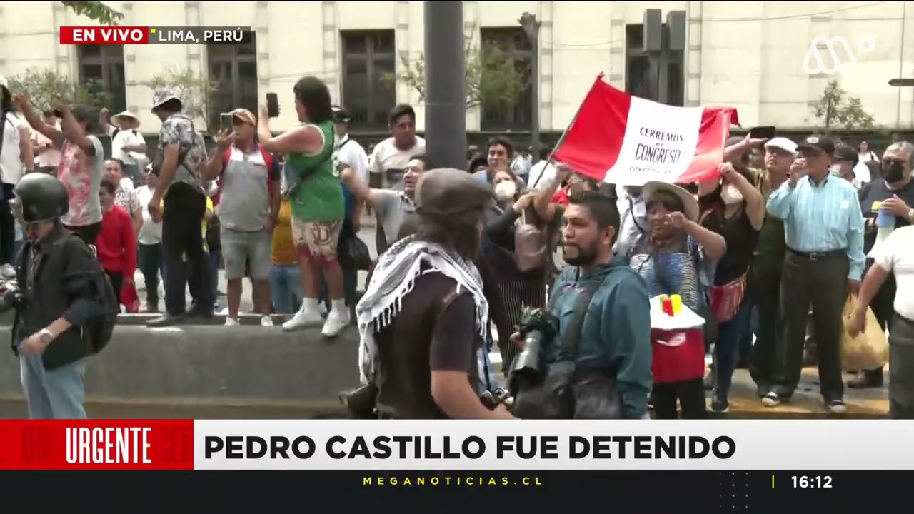 Acusan golpe de Estado en Perú: Pedro Castillo es detenido tras disolver el Congreso