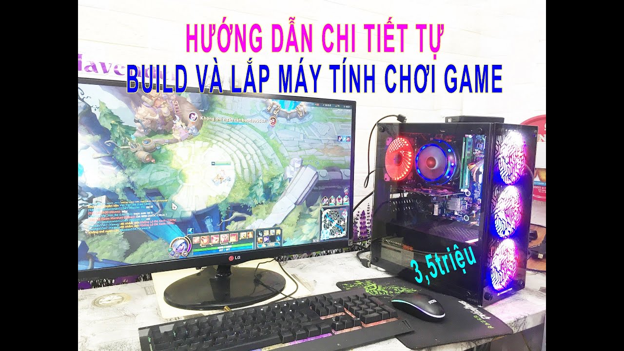 PC GAMING 3 Triệu 500K | Hướng Dẫn Chi Tiết Cách Lắp Máy Tính Chơi Game Giá Rẻ