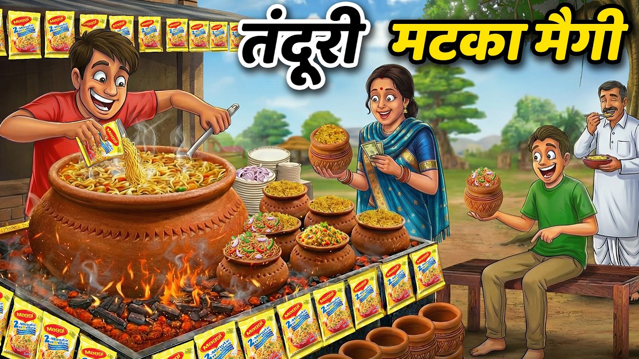 तंदूरी मटका मैगी | Maggi | Hindi Kahani | Hindi Cartoon | Moral Stories | Hindi Story | Kahaniya