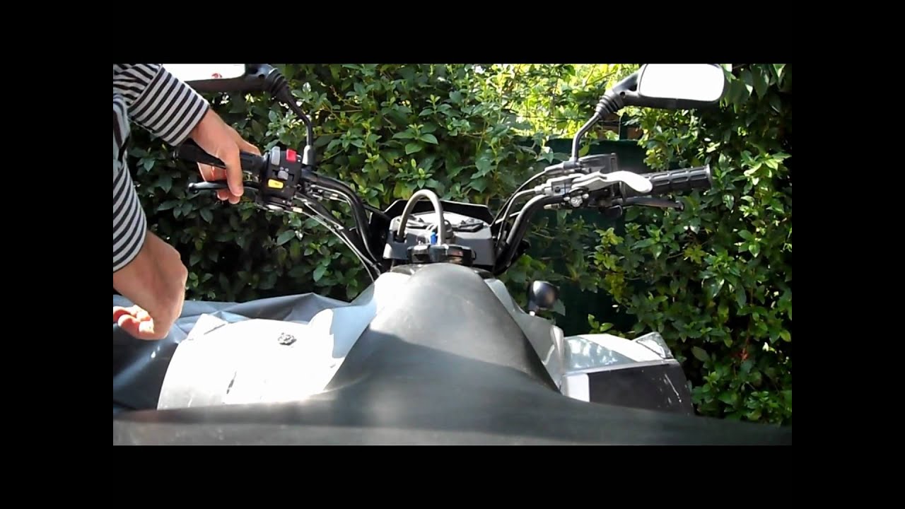 ATV QUAD  E-TON VECTOR  250 VXL  2006 cols start démarrage a froid starter