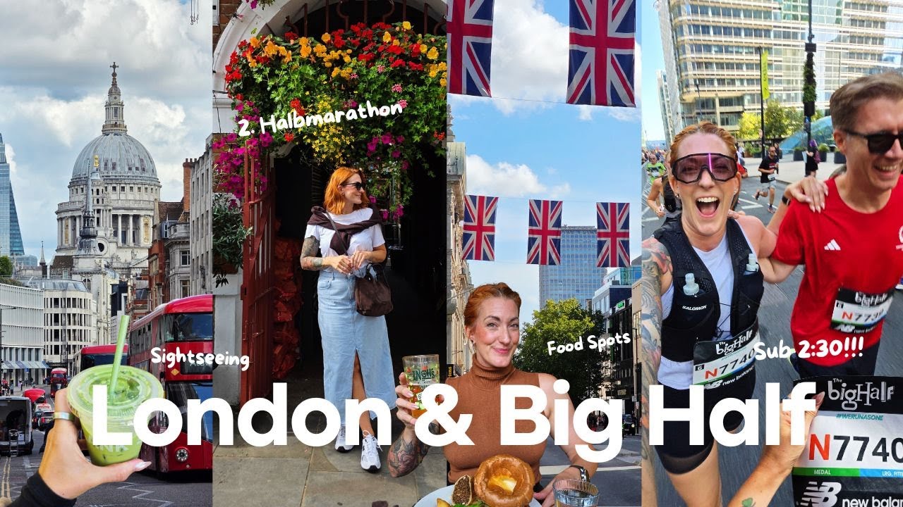 London Vlog 2025 🇬🇧✨ Stadt erkunden, Big Half Halbmarathon, Notting Hill, Camden & Sunday Roast