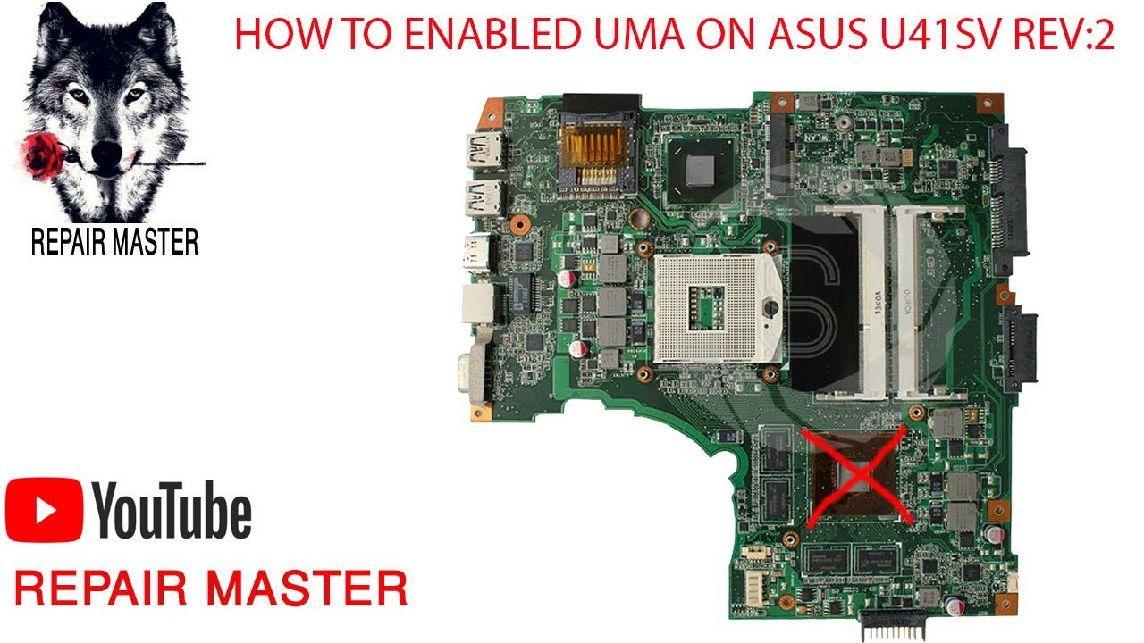 HOW TO ENABLED UMA ON Asus u41sv rev 2.0 conversion discrete to uma FREE LEARNING STEP BY STEP