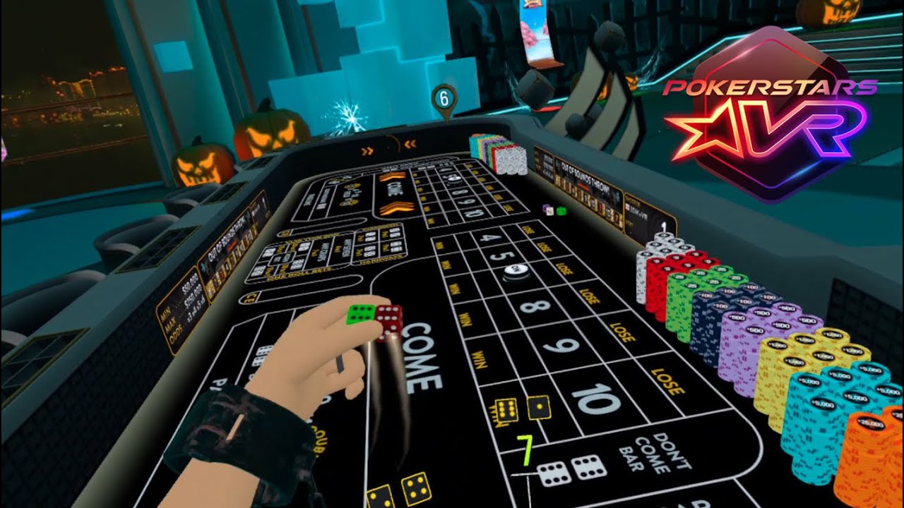 PokerStar VR 🎲🎲 Let's try CRAPS 🎲🎲 