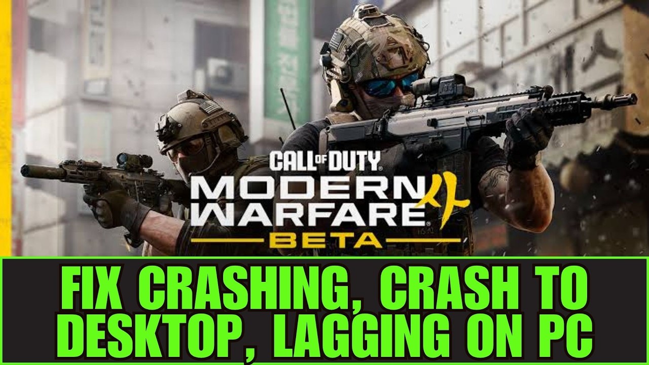 Как исправить вылеты при запуске, зависания и лаги в бета-версии Call of Duty: Modern Warfare 4 н...