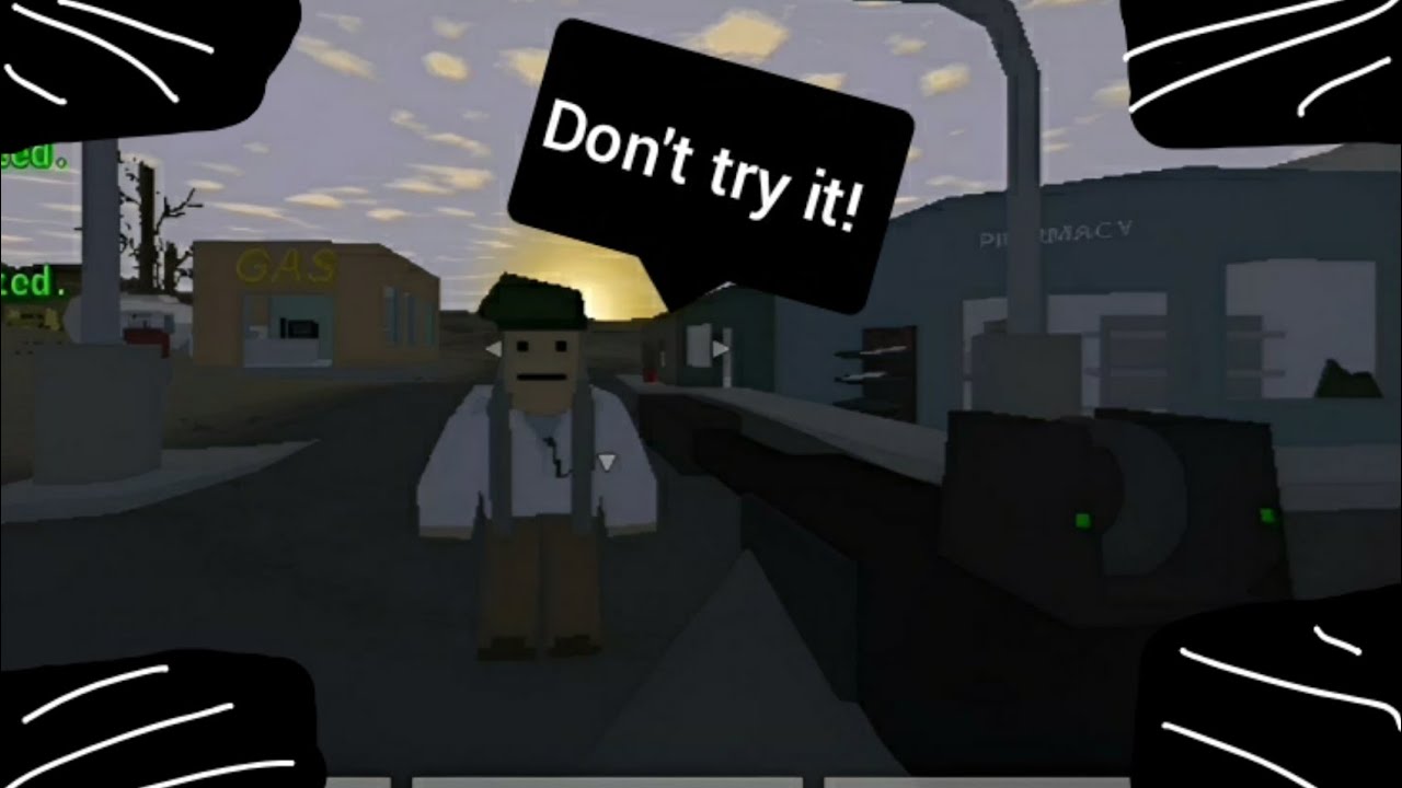 I pointed a shotgun at my friend, and this happened. #obsession #unturnedmobile #survival