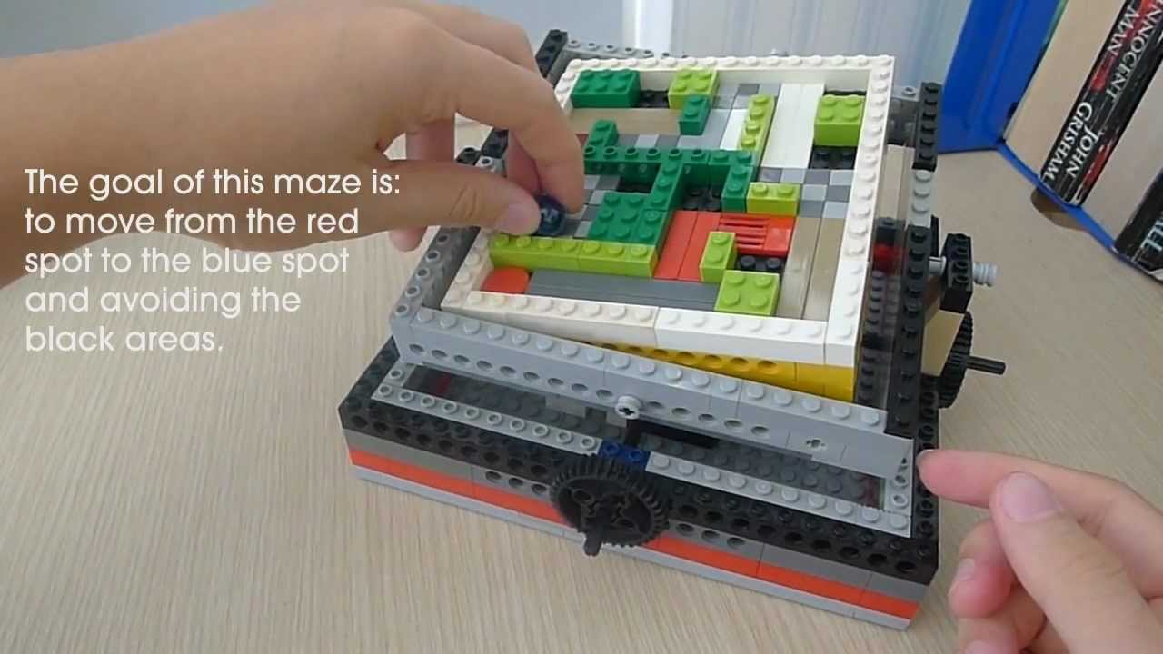 Lego marble maze