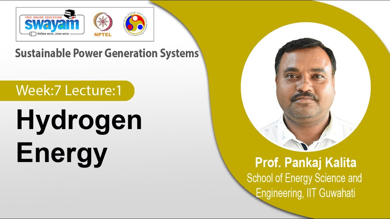 Lec 21: Hydrogen energy