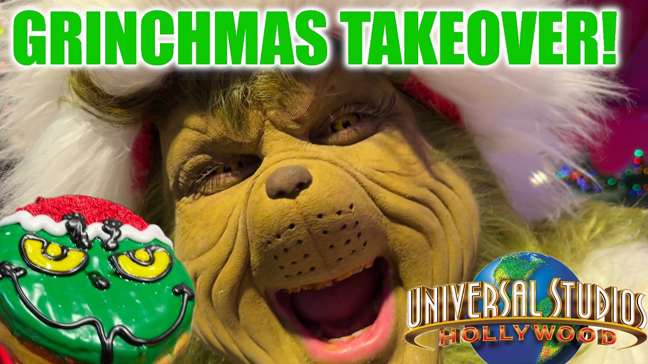 UNIVERSAL STUDIOS Grinchmas Holiday Passholder Takeover 2025! DAYTRIPPIN