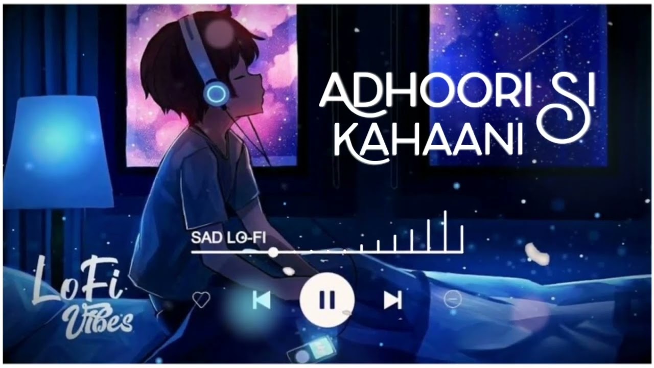 Adhoori Si Kahaani 💔 || Lyric Video|| Emotional Hindi AI Song || Heart Touching Love Song 2025