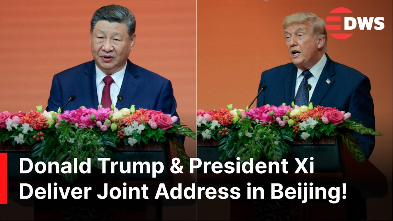 WATCH: Trump & Xi Jinping Deliver Joint Address at State Banquet in Beijing | AC1Z