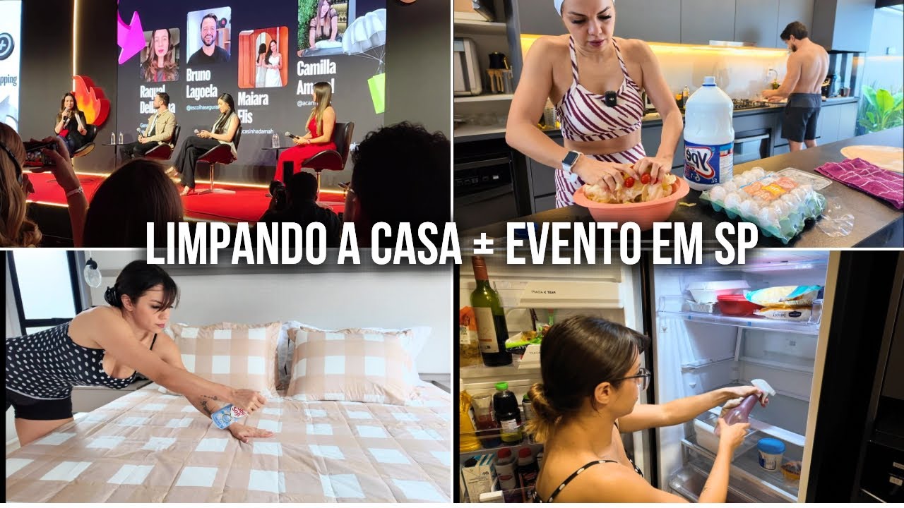 Arrumando a casa + Evento do Youtube + Rotina de dona de casa