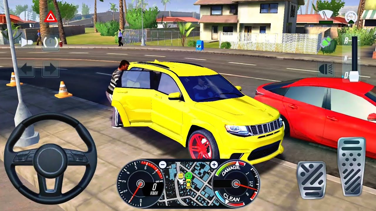 Jeep 4WD SUV Uber Taxi Drive Simulator Game - Taxi Car Simulator : EVO - Android Gameplay