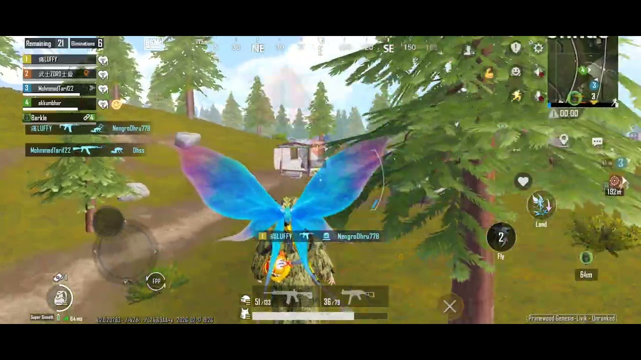 Bgmi livik gameplay 🚀🚀🔫🔫 play with random 🔥 #1