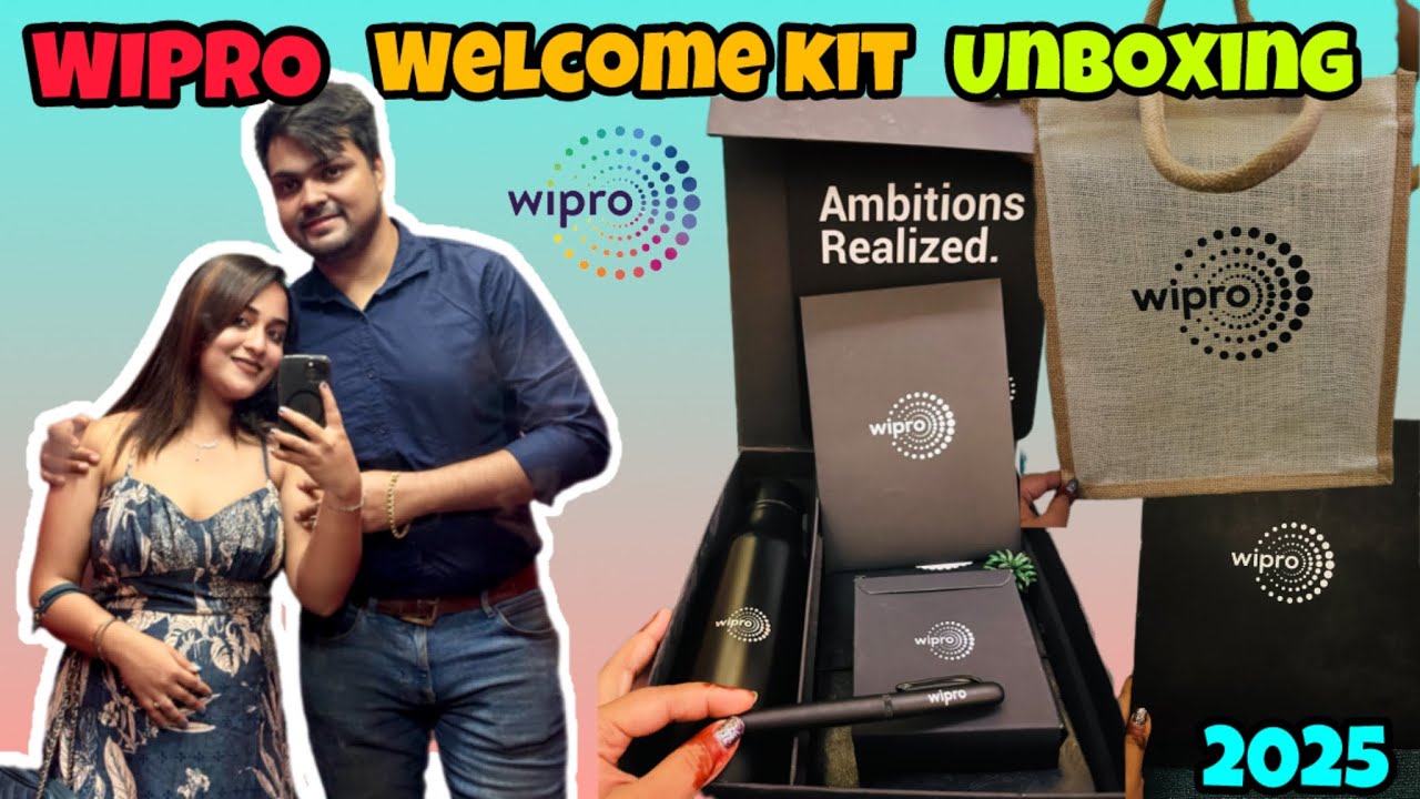 WIPRO Welcome Kit Unboxing 2025 | Wipro Joining Kit Unboxing | Wipro Onboarding Process