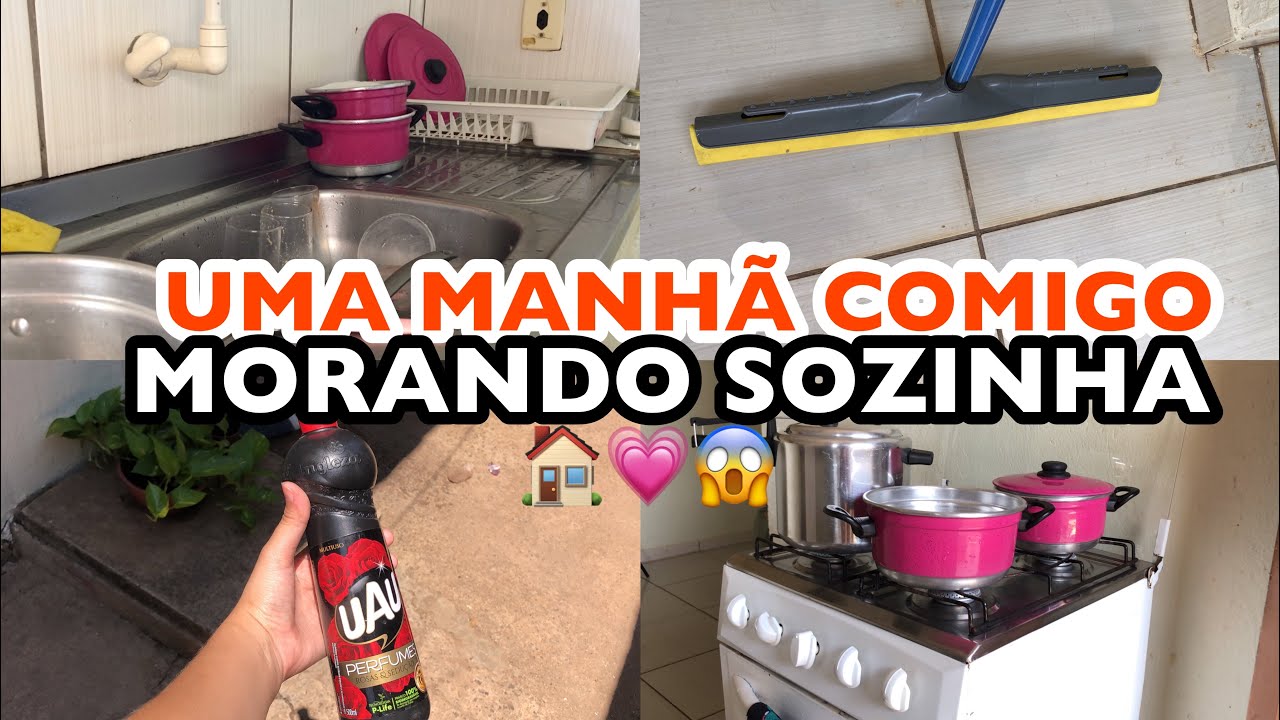 UMA MANHÃ COMIGO MORANDO SOZINHA🏠😍