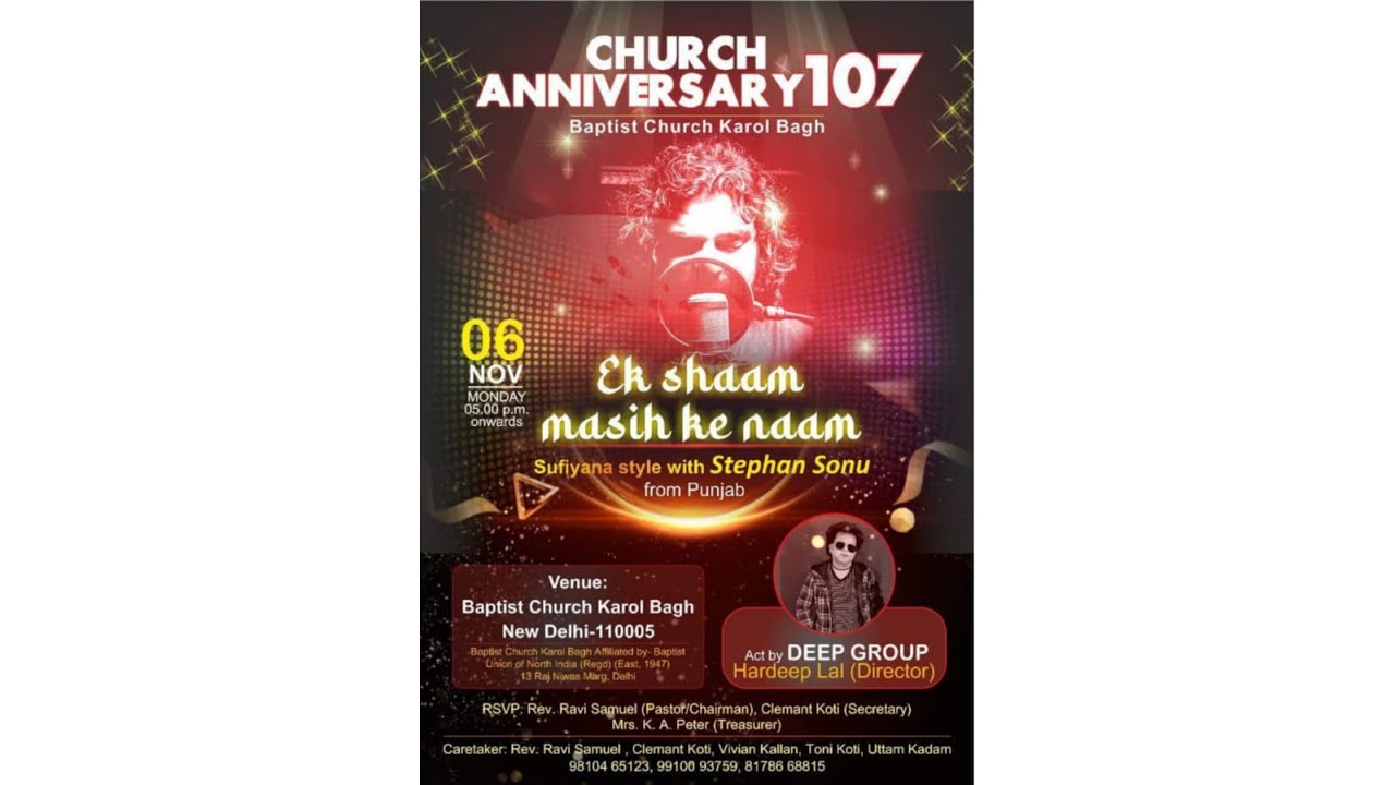 ||STEPHAN SONU LIVE||FROM NEW DELHI||6.11.2023||