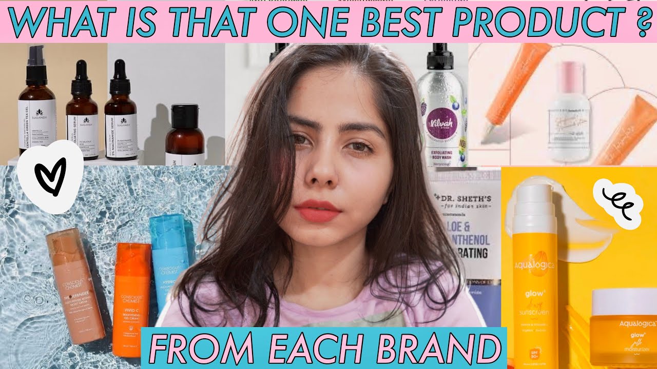 Picking ONE BEST PRODUCT From Each Popular Indian Skin Care Brands✅ Suganda, Vilvah, Dr Sheth’s